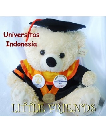 Boneka Wisuda Universitas Indonesia - Ilmu Administrasi (30 cm)